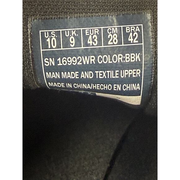 Skechers Memory Foam Wide Fit Sneakers Black. Men’s 10 - Picture 7 of 8